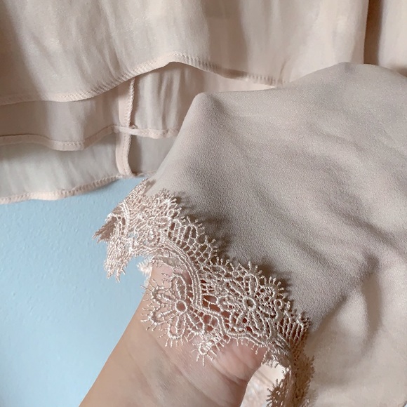 *2/$40* forever 21 crop top with bell sleeves sz S - Picture 4 of 4